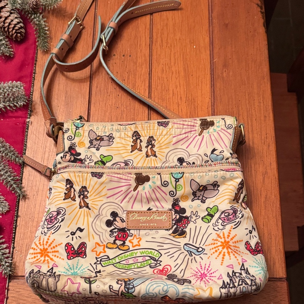 Dooney & Bourke Disney Crossbody Bag - Cream and Multicolor